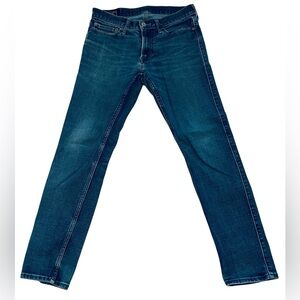 Abercrombie & Fitch Jeans Mens 28 X 30 Blue Landon Skinny Stretch Denim Rocker